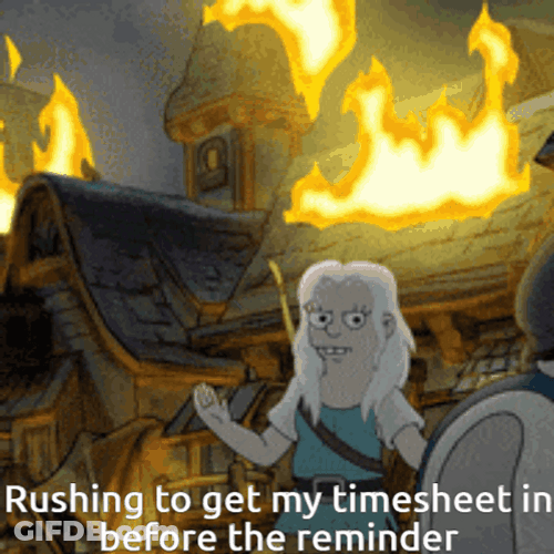 Me Trying To Punch The Timecard GIF