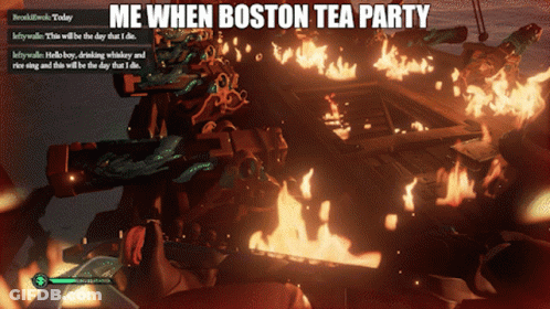 Me When Boston Tea Party GIF