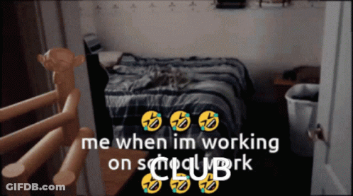 Me When I'm Working Bedroom GIF