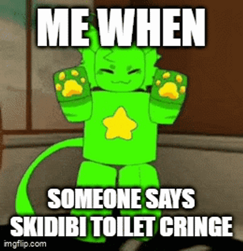 Me When Someone Says Skibidi Toilet Meme GIF