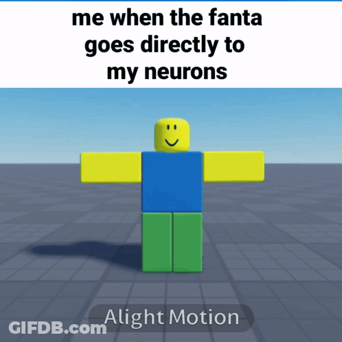 Me When The Fanta Goes Directly To My Neurons Alight Motion Cartoon GIF