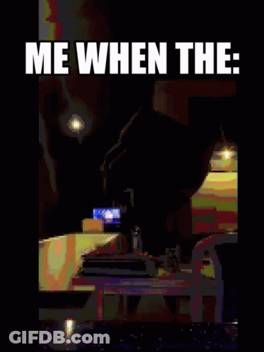 Me When Words GIF