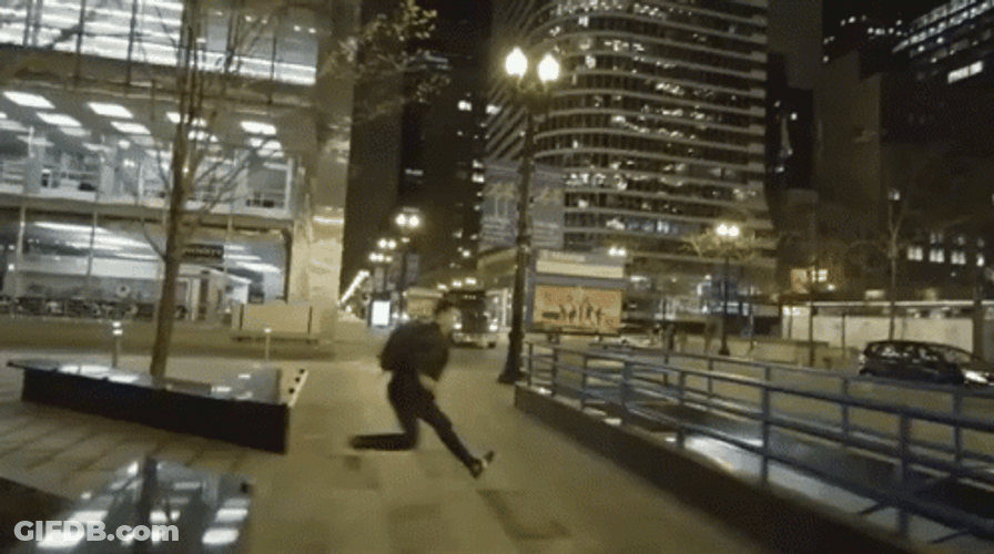 Me With My Friends Parkour GIF