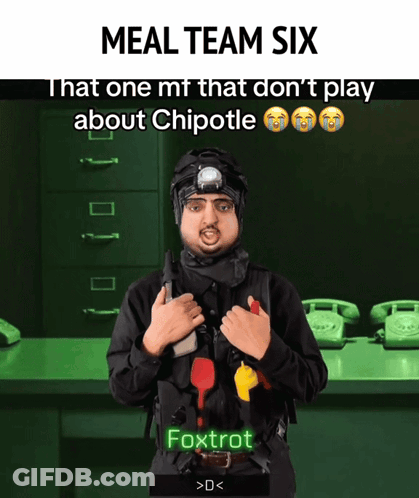 Meal Team Six Man In Military Uniform GIF