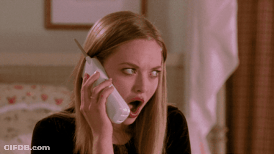 Mean Girl Jaw Drop GIF