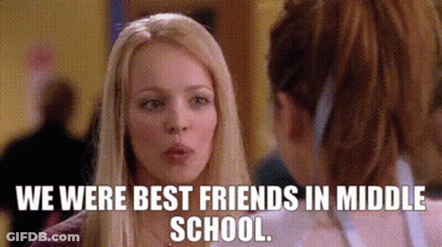 Mean Girl Regina In Middle School GIF