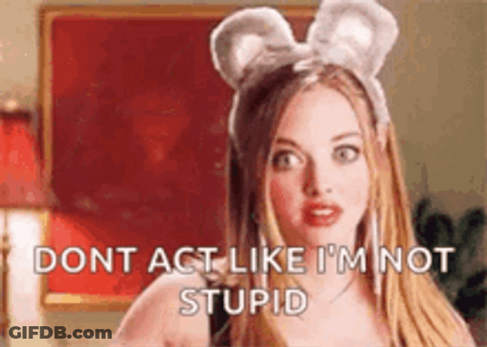Mean Girls Karen Halloween Mouse Stupid People GIF