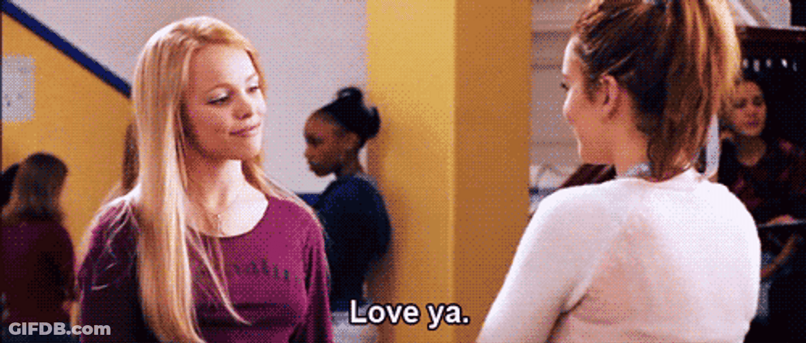 Mean Girls Kiss GIF