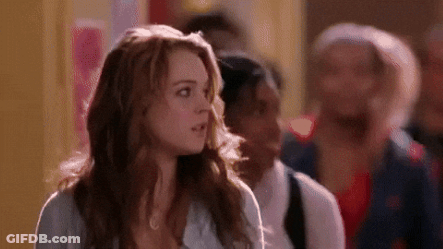 Mean Girls Lindsay Lohan Hot Garbage GIF