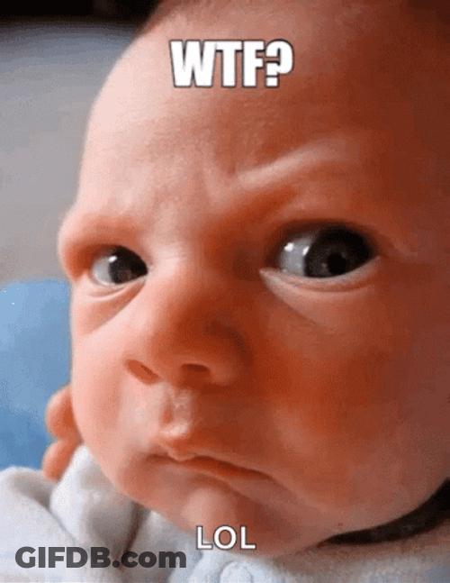 Mean Mug Cute Baby Infant GIF