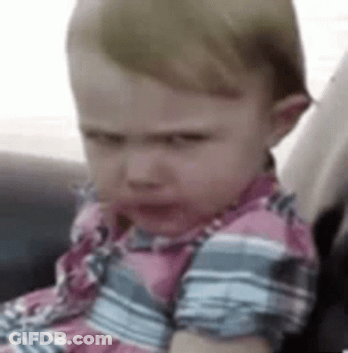 Mean Mug Grumpy Baby GIF