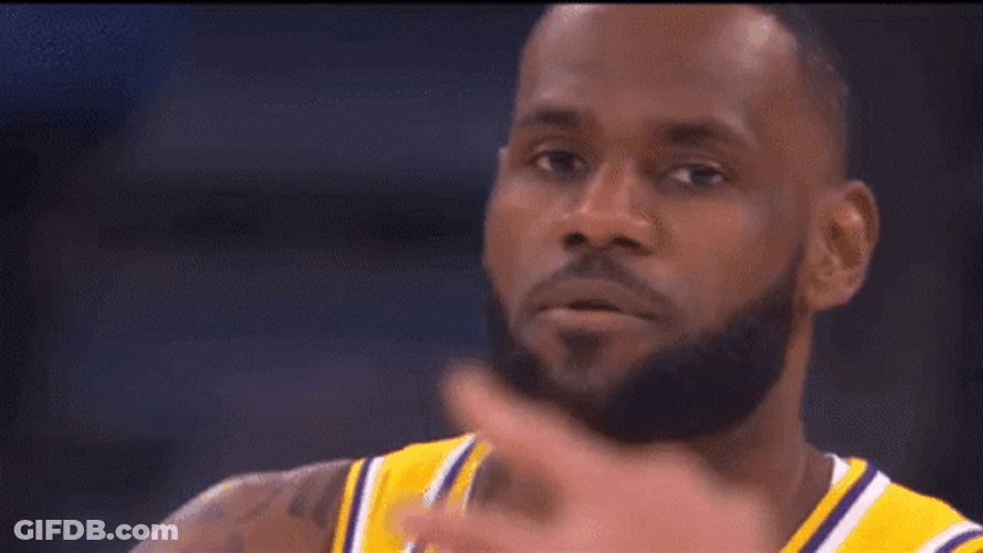 Mean Mug Lebron James GIF