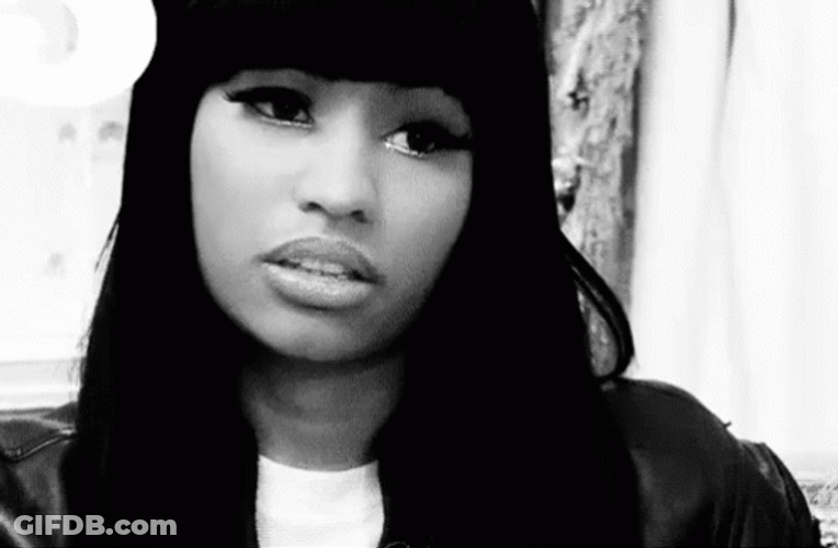 Mean Mug Nikki Minaj GIF