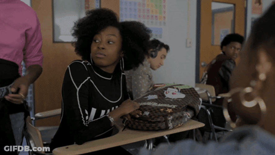 Mean Mug Woman Standing GIF