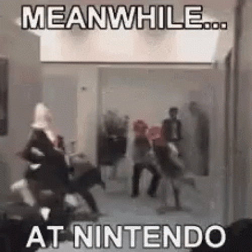 Meanwhile At Nintendo Funny Meme GIF