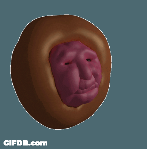 Meat Slab Forming Head Jellygummies Loop GIF