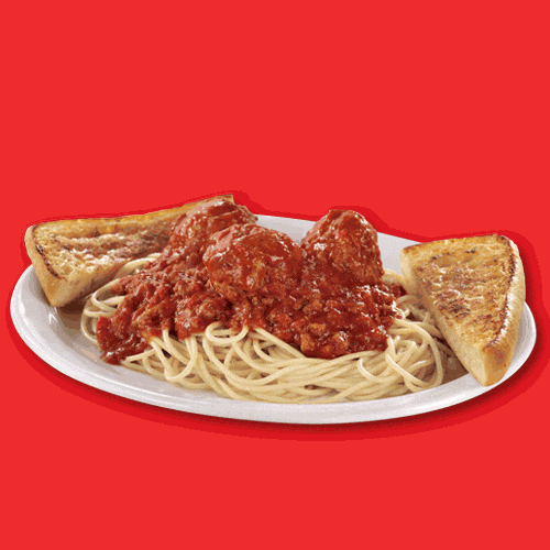 Meatball Rolling Out Of A Plate GIF