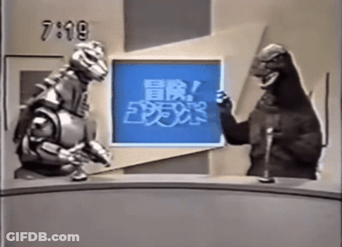 Mechagodzilla Vs Godzilla Meme GIF