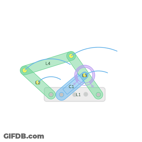 Mechanical Device Diagram With L4 And C1 GIF