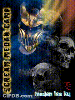 Medan Lae Ku Poster With Skulls GIF