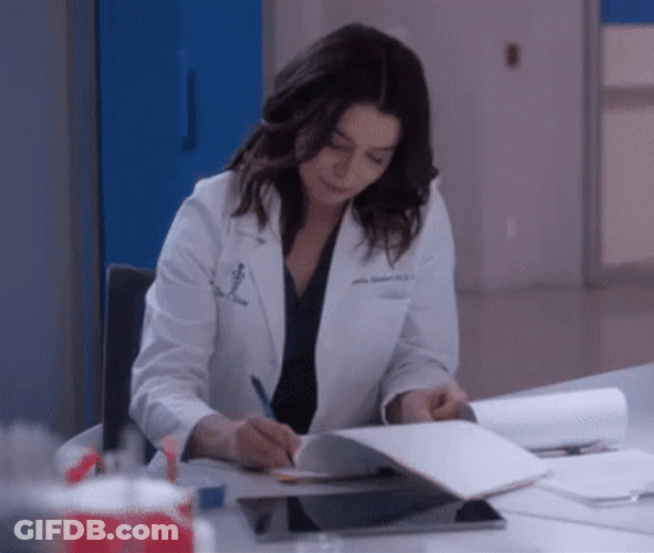 Médica Amelia Shepherd Grey's Anatomy GIF