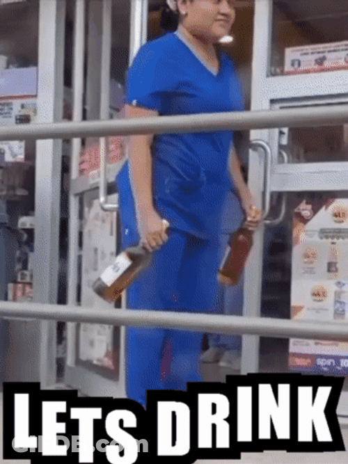 Médica Medical Staffs Drinking Party GIF