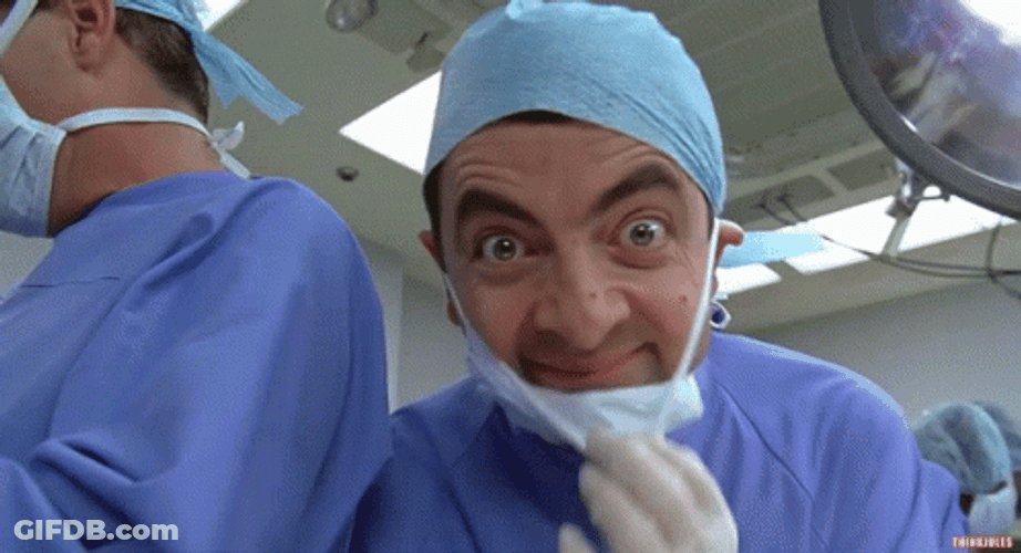 Médica Mr Bean Rowan Atkinson Thumbs Up GIF