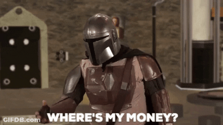 Medieval Soldier Where's My Money GIF