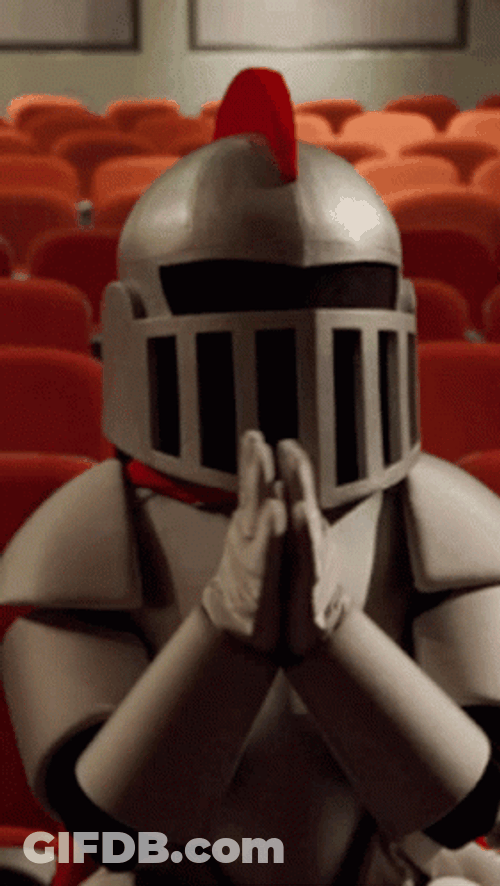 Medieval Warrior Clapping GIF