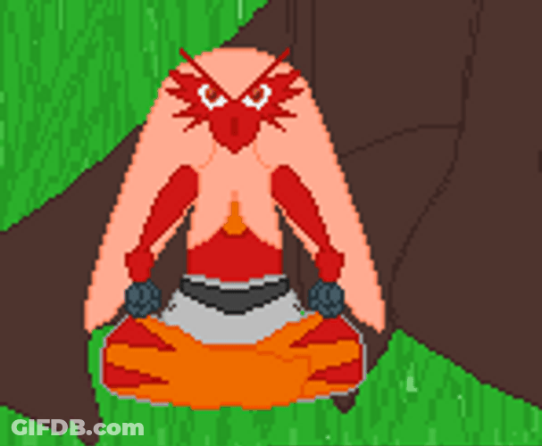 Meditation Illustration In A Game GIF