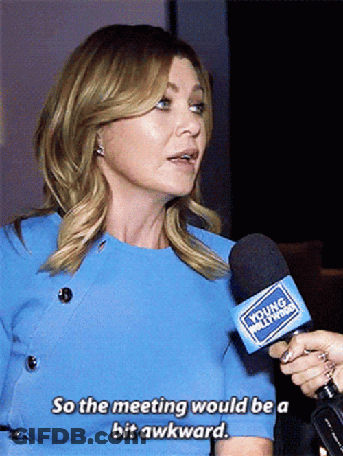Meeting A Bit Awkward GIF