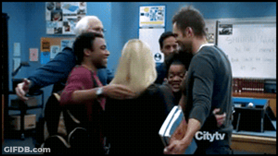 Meeting Group Hug GIF