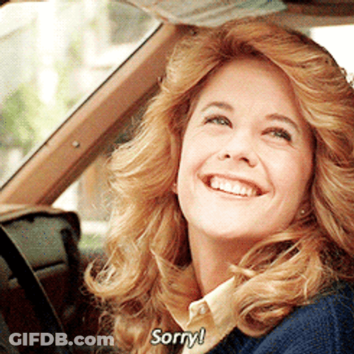Meg Ryan Sorry Innocent Reaction GIF