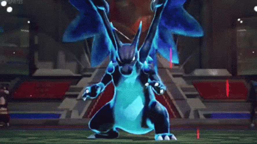 Mega Charizard X Evolve GIF