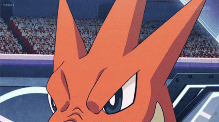 Mega Charizard Y Breathing Fire GIF