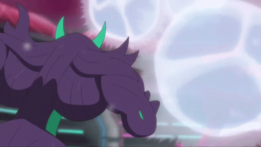 Mega Evolution Grimmsnarl Versus Gengar GIF