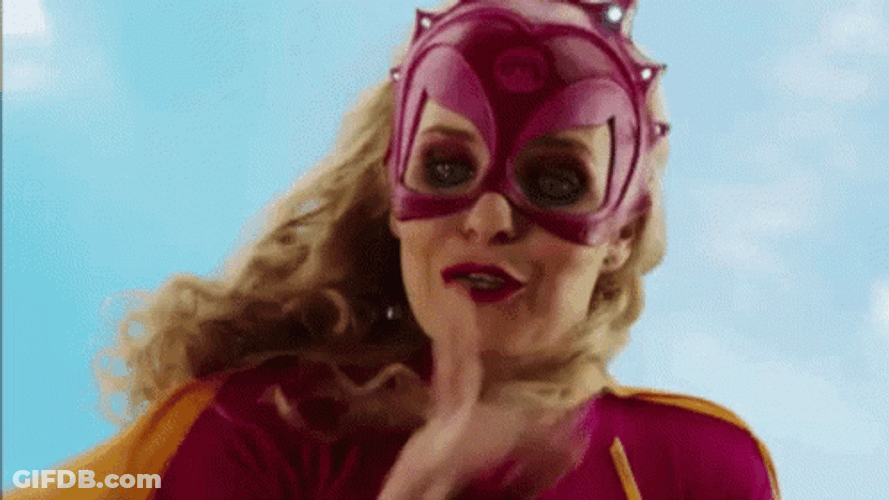 Mega Mindy Says Quiet GIF