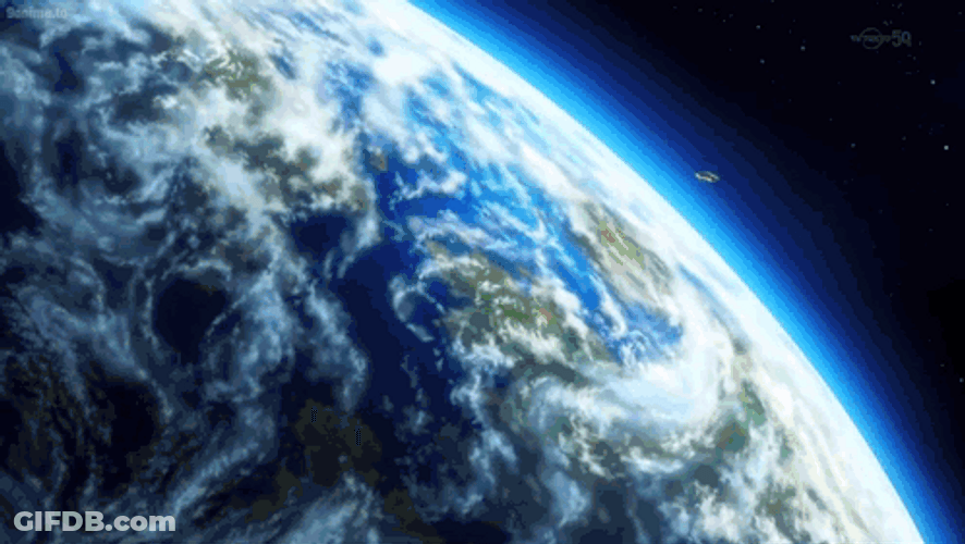 Mega Rayquaza Outside The Earth GIF