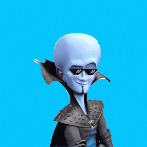 Megamind Cool Shades On GIF