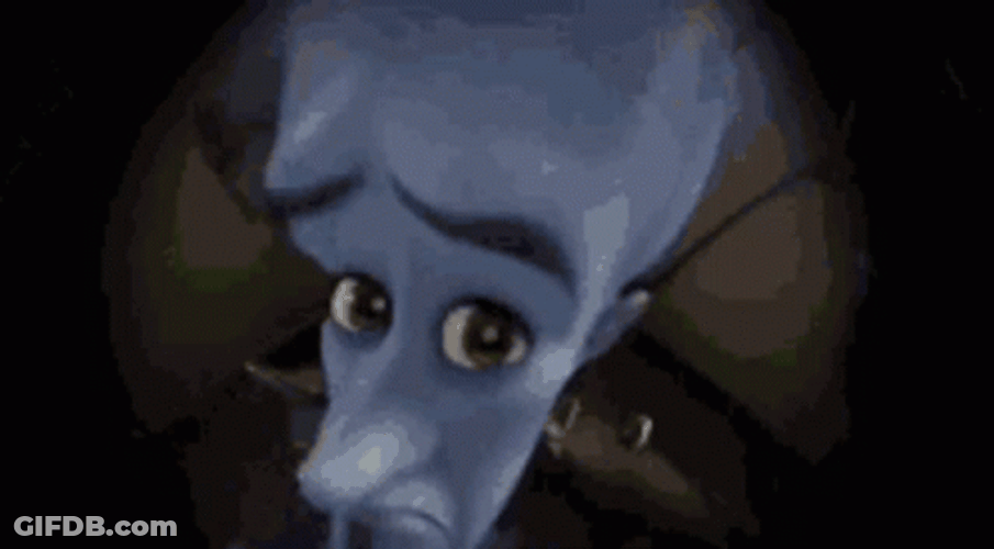 Megamind Curiously Staring GIF