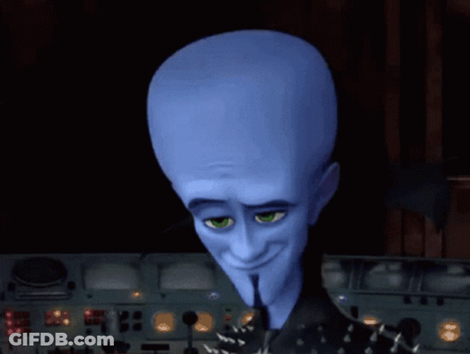 Megamind Custom Status Laugh GIF