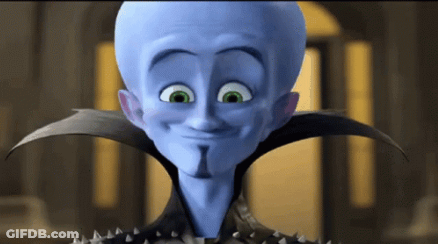 Megamind Funny Cut It Hand Signal GIF
