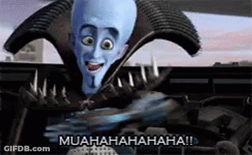 Megamind Spaceship Laugh GIF