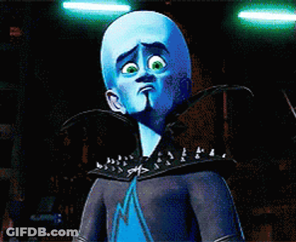 Megamind Who Me Shocked Stare GIF