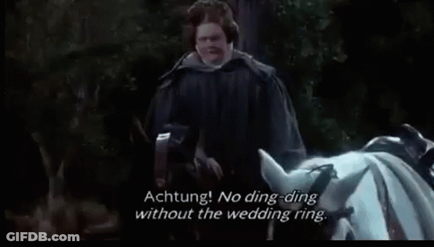 Megan Cavanagh Ding Ding Ding Wedding Ring GIF