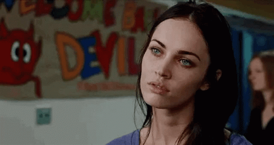 Megan Fox Beautiful Blank Stare GIF