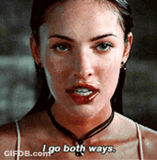 Megan Fox I Go Both Ways GIF