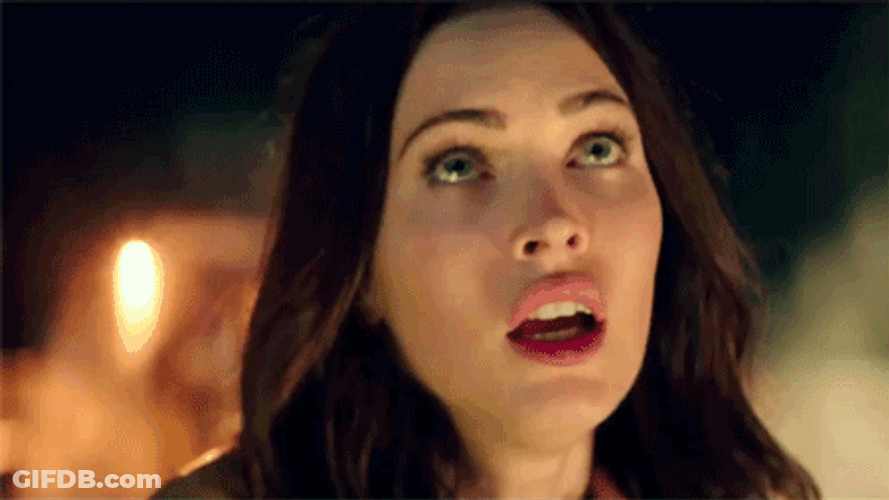 Megan Fox Rolling Eyes Faint GIF