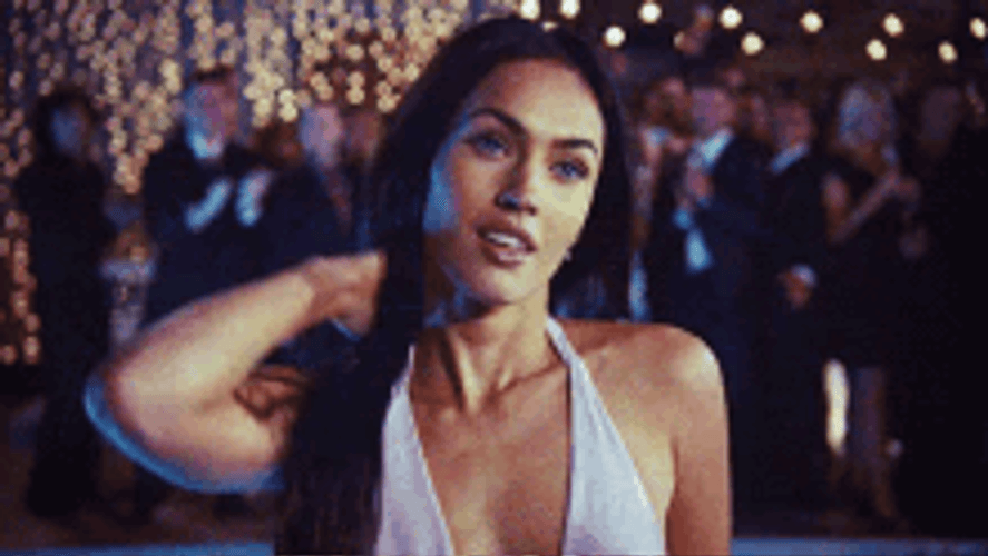 Megan Fox Sexy Hair Flip GIF
