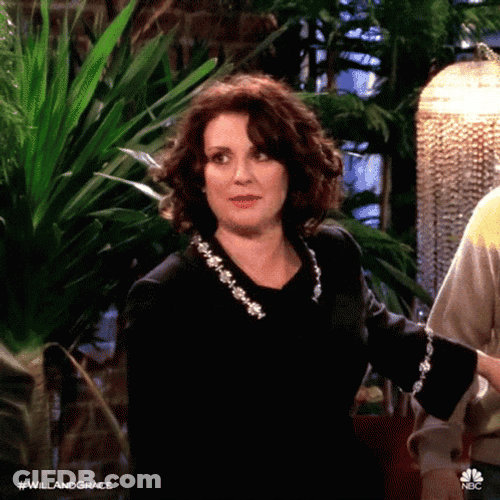 Megan Mullally Pointing Finger Gun GIF